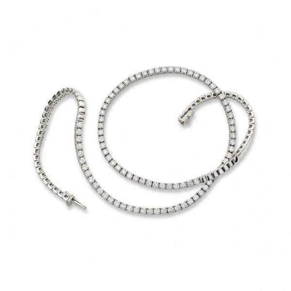 4 prongs Necklace 5 carat, E VS1